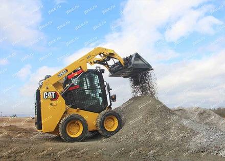 Мини-погрузчик CAT 226D3 — вид сбоку