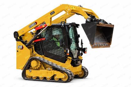 Погрузчик CAT 249D3 — общий вид