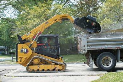 Погрузчик CAT 249D3 — погрузчик с бортовым поворотом, вид сбоку — фото 14 из 14