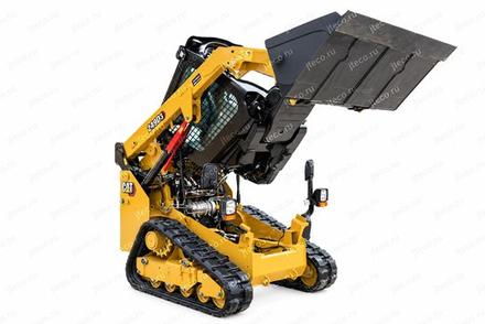 Погрузчик CAT 249D3 — вид спереди