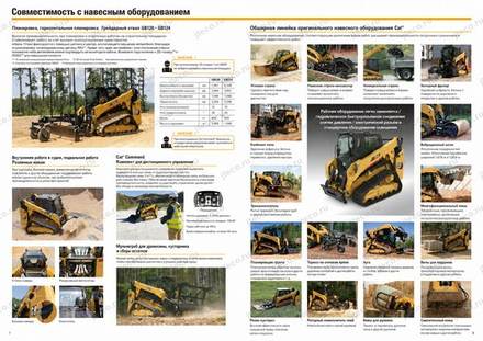 Мини-погрузчик CAT 265 — брошюра, стр. 5 из 6 — перевод на русский
