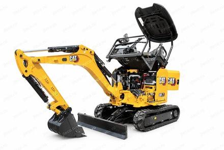 Мини-экскаватор CAT 301.7CR — общий вид, фото 2 Мини-экскаватор CAT 301.7CR — общий вид, фото 2
