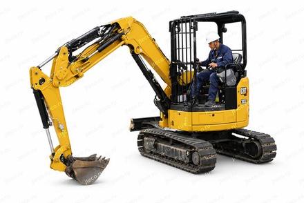 Мини-экскаватор CAT 303SR, общий вид — фото 1 из 6