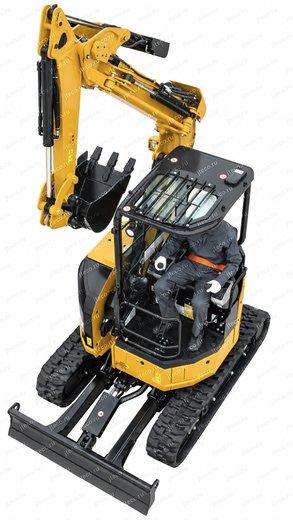 Мини-экскаватор CAT 303SR — общий вид, фото 2