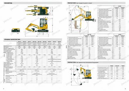 Мини-экскаватор CAT 304CR — брошюра, стр. 7 из 8 — перевод на русский