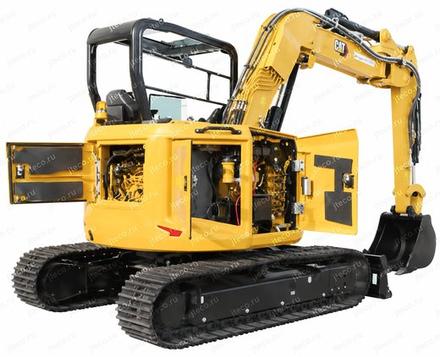 Экскаватор CAT 304SR — вид сзади