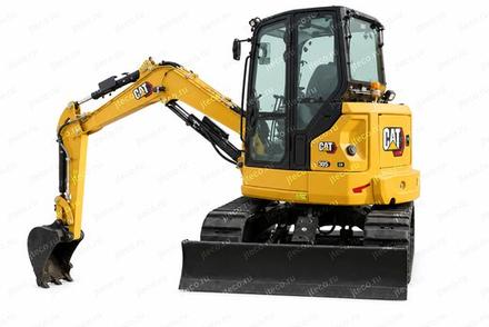 Мини-экскаватор CAT 305CR, общий вид — фото 1 из 5