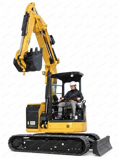 Мини-экскаватор CAT 305SR, общий вид — фото 1 из 3