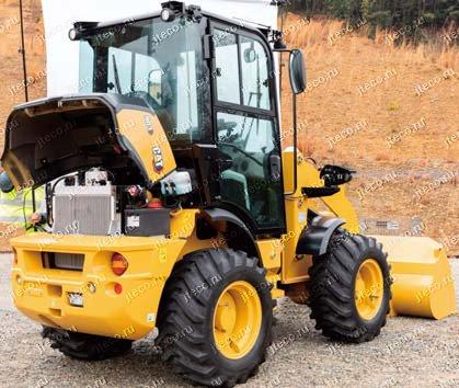 Фронтальный погрузчик CAT 901C2 — колесный погрузчик мини, вид сзади — фото 9 из 16