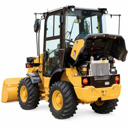 Фронтальный погрузчик CAT 902C2 — колесный погрузчик мини, вид сзади — фото 4 из 5