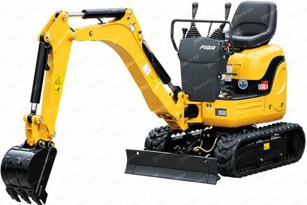 Мини-экскаватор FIGA 008CR — общий вид Мини-экскаватор FIGA 008CR — общий вид