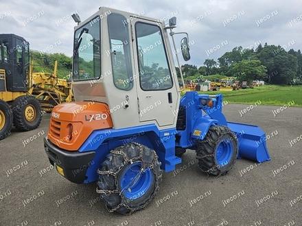 Фронтальный погрузчик HITACHI LX20-7 — колесный погрузчик мини, фото с аукциона Японии — фото 4 из 4