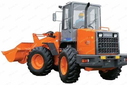 Фронтальный погрузчик HITACHI LX70-7 — колёсный погрузчик, фото производителя — фото 1 из 2