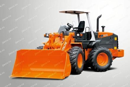 Фронтальный погрузчик HITACHI ZW100 — колёсный погрузчик, фото производителя — фото 4 из 5