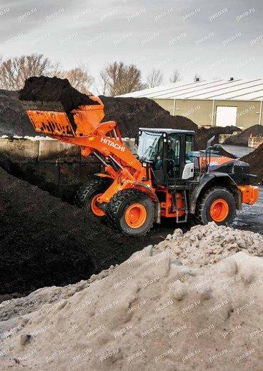 Фронтальный погрузчик HITACHI ZW220-6 — колёсный погрузчик, фото производителя — фото 4 из 8