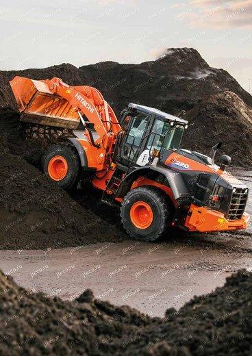 Фронтальный погрузчик HITACHI ZW220-6 — колёсный погрузчик, фото производителя — фото 6 из 8