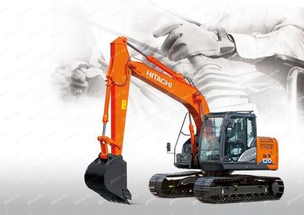 Экскаватор HITACHI ZX120, фото производителя — фото 3 из 6