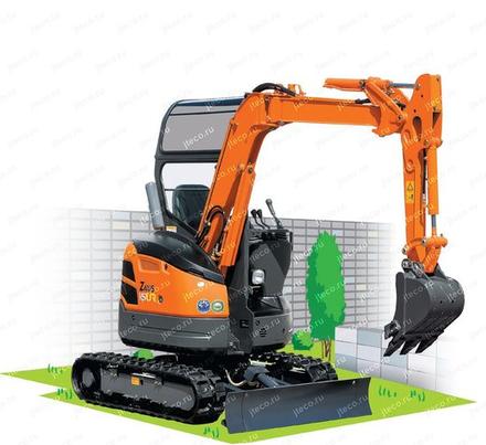 Мини-экскаватор HITACHI ZX15UR