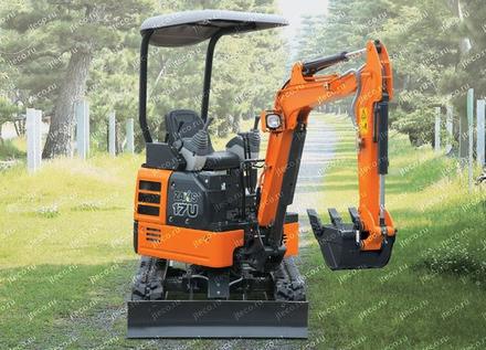 Мини-экскаватор HITACHI ZX17U-5A, фото производителя — фото 3 из 5