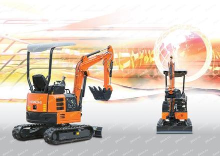 Мини-экскаватор HITACHI ZX17U-5A, фото производителя — фото 4 из 5
