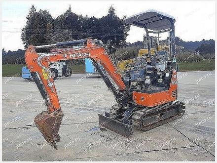 Мини-экскаватор HITACHI ZX17U-5A, фото с аукциона Японии — фото 5 из 5