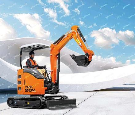 Мини-экскаватор HITACHI ZX20U-5A, фото производителя — фото 3 из 7