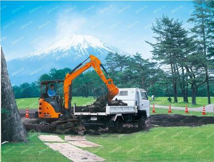 Мини-экскаватор HITACHI ZX30U-5A, фото производителя — фото 2 из 16