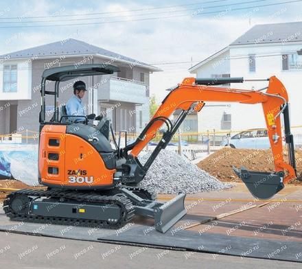 Мини-экскаватор HITACHI ZX30UR-3, фото производителя — фото 8 из 13