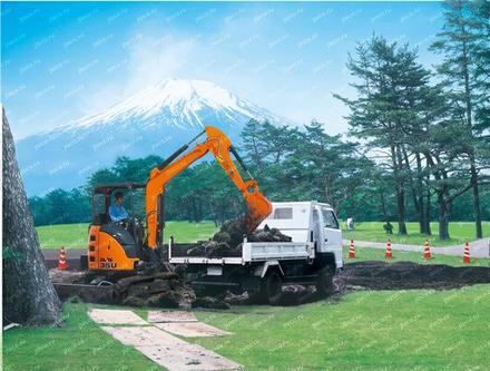 Мини-экскаватор HITACHI ZX35U-5A, фото производителя — фото 2 из 9
