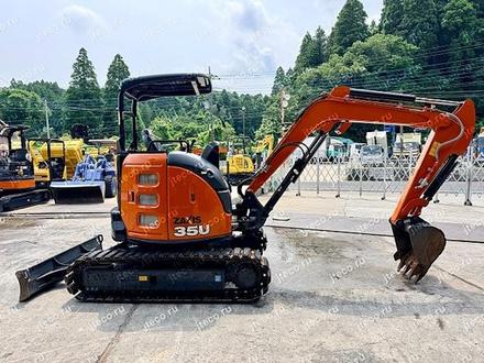Мини-экскаватор HITACHI ZX35U-5A, фото с аукциона Японии — фото 8 из 9