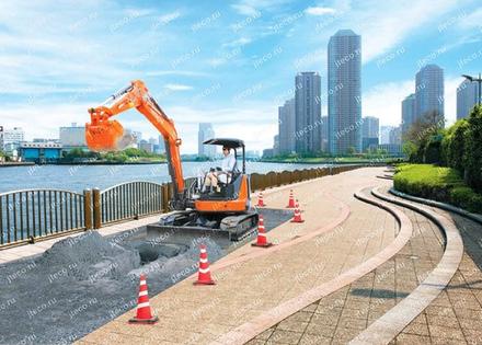 Мини-экскаватор HITACHI ZX40U-5A, фото производителя — фото 4 из 15