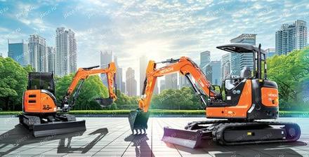 Мини-экскаватор HITACHI ZX40UR-5B, фото производителя — фото 2 из 8