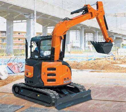 Мини-экскаватор HITACHI ZX55UR-5B, фото производителя — фото 12 из 16