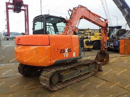 Мини-экскаватор HITACHI ZX70-3, фото с аукциона Японии — фото 5 из 6