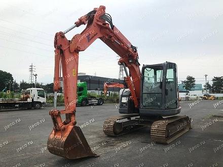 Экскаватор HITACHI ZX75UR-5B, фото с аукциона Японии — фото 4 из 12