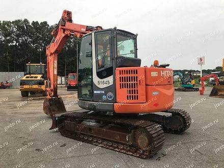 Мини-экскаватор HITACHI ZX75UR, фото с аукциона Японии — фото 5 из 9