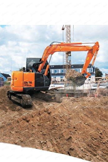 Экскаватор HITACHI ZX75US-5B, фото производителя — фото 2 из 12