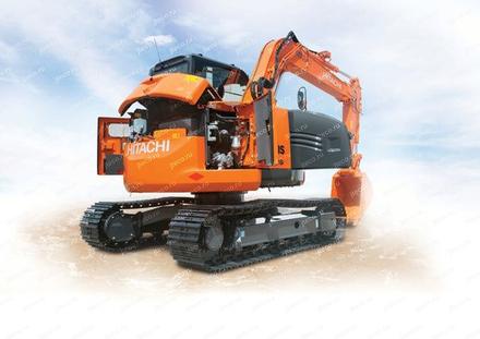 Мини-экскаватор HITACHI ZX75USK-5B, фото производителя — фото 2 из 13