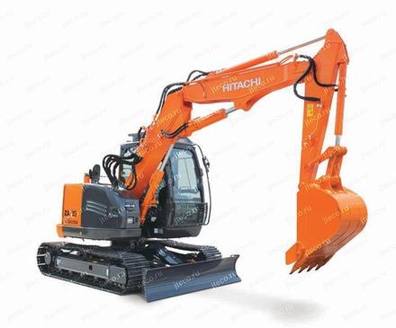 Мини-экскаватор HITACHI ZX75USK-5B, фото производителя — фото 7 из 13