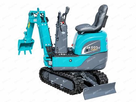 Мини-экскаватор KOBELCO SK005-6 — вид спереди, фото 2 Мини-экскаватор KOBELCO SK005-6 — вид спереди, фото 2