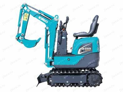 Мини-экскаватор KOBELCO SK005, вид сбоку — фото 10 из 12