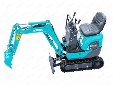 Мини-экскаватор KOBELCO SK005, вид спереди — фото 2 из 12 Мини-экскаватор KOBELCO SK005, вид спереди — фото 2 из 12