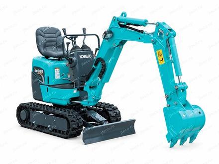 Мини-экскаватор KOBELCO SK008-2 — вид спереди