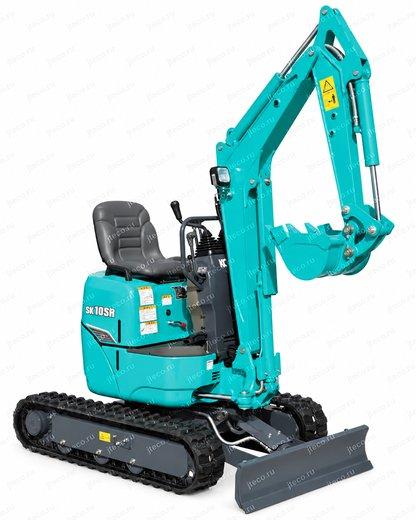 Мини-экскаватор KOBELCO SK10SR-2, вид спереди — фото 4 из 16