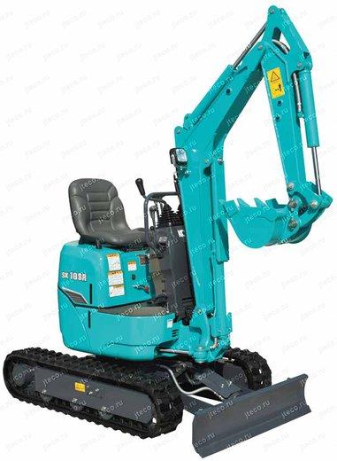 Мини-экскаватор KOBELCO SK10SR-2, вид спереди — фото 6 из 16