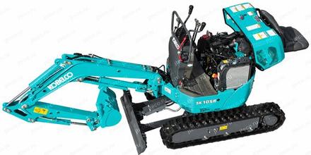 Мини-экскаватор KOBELCO SK10SR — общий вид Мини-экскаватор KOBELCO SK10SR — общий вид