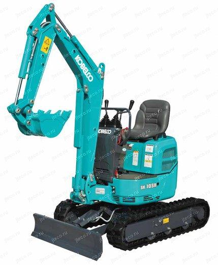 Мини-экскаватор KOBELCO SK10SR, вид спереди — фото 4 из 11