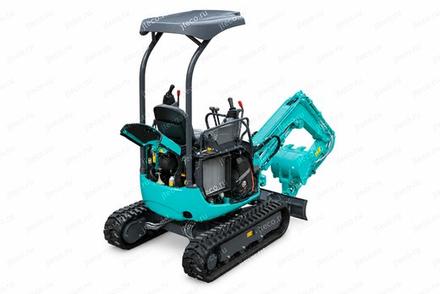 Мини-экскаватор KOBELCO SK17SR — вид сзади, фото 2 Мини-экскаватор KOBELCO SK17SR — вид сзади, фото 2