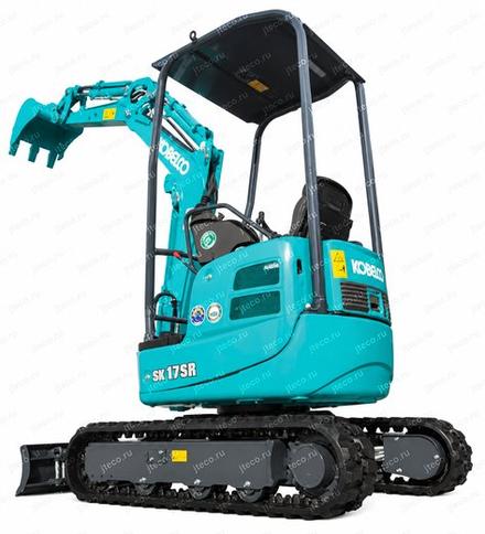 Мини-экскаватор KOBELCO SK17SR — вид сзади, фото 3 Мини-экскаватор KOBELCO SK17SR — вид сзади, фото 3