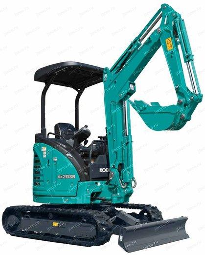 Мини-экскаватор KOBELCO SK20SR-3, фото производителя — фото 1 из 3